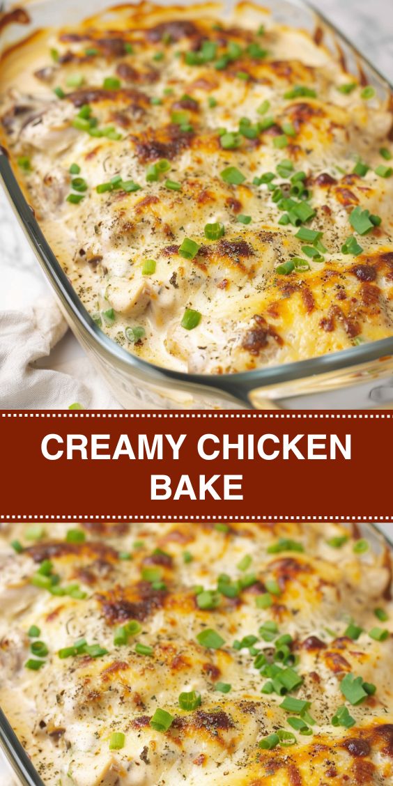 CREAMY CHICKEN BAKE - EtastyRecipes - Easy Recipes