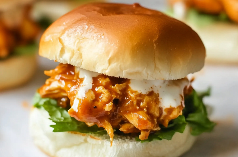 Sriracha Chicken Sliders