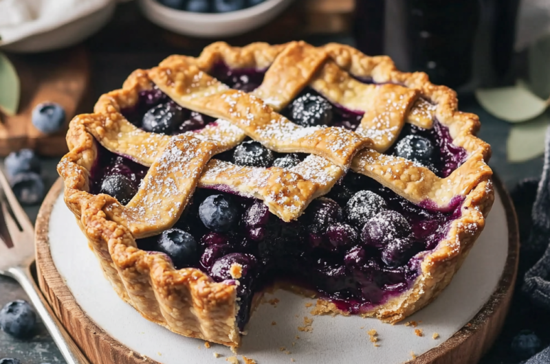 Homemade Blueberry Pie